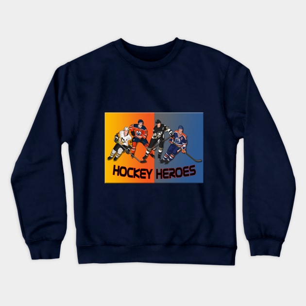 Hockey heroes Crewneck Sweatshirt by lytebound